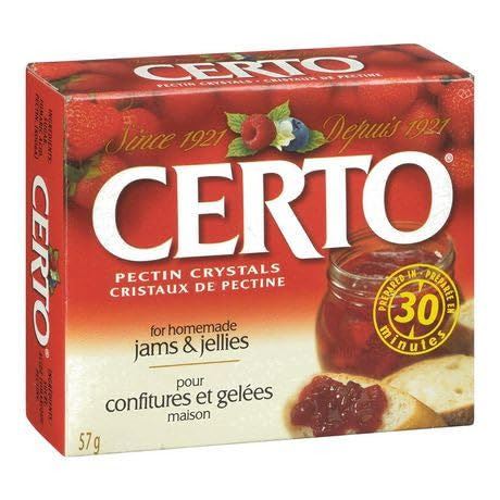 CERTO Pectin Crystals for Jams and Preserves, 57g