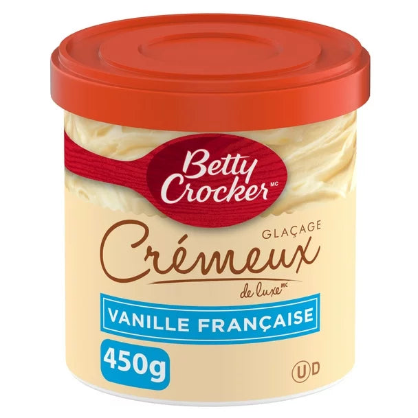 Betty Crocker Gluten Free Creamy Deluxe French Vanilla Frosting, 450g/15.75oz