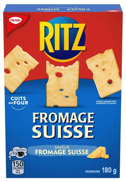 Ritz Swiss Cheese Crackers, 180g