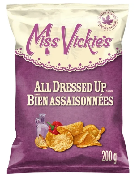 Miss Vickie's All Dressed Up Kettle Chips, 200g/7 oz