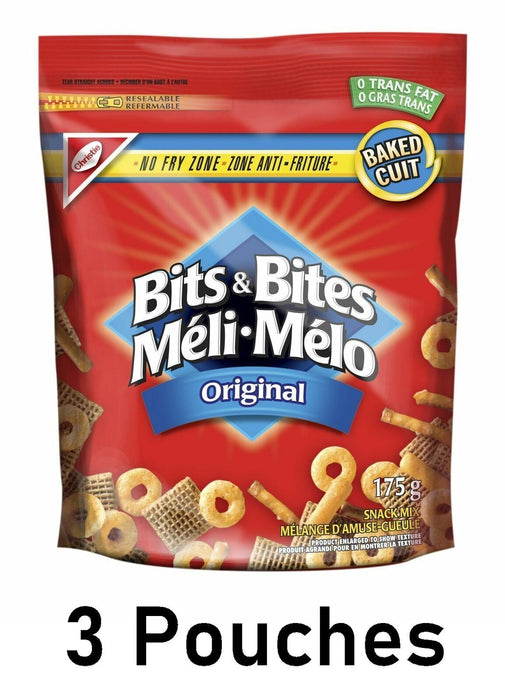 Christie Bits and Bites Original Snack Mix 200g Each 3 Pouches