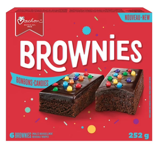 Vachon Brownies With Candies, 252g