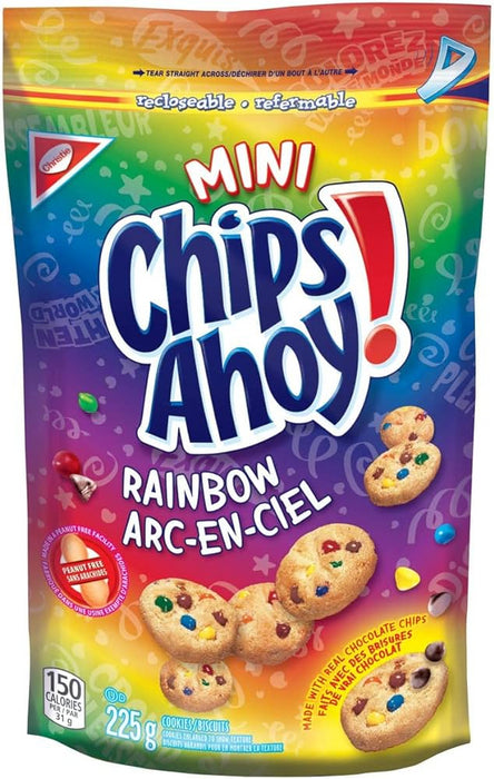 Chips Ahoy! Mini Rainbow Chocolate Chip Cookies, 225g/7.9oz