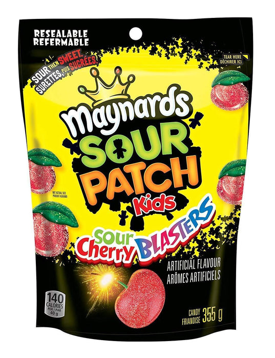 Maynards Sour Cherry Blasters Candy, 355 Gram