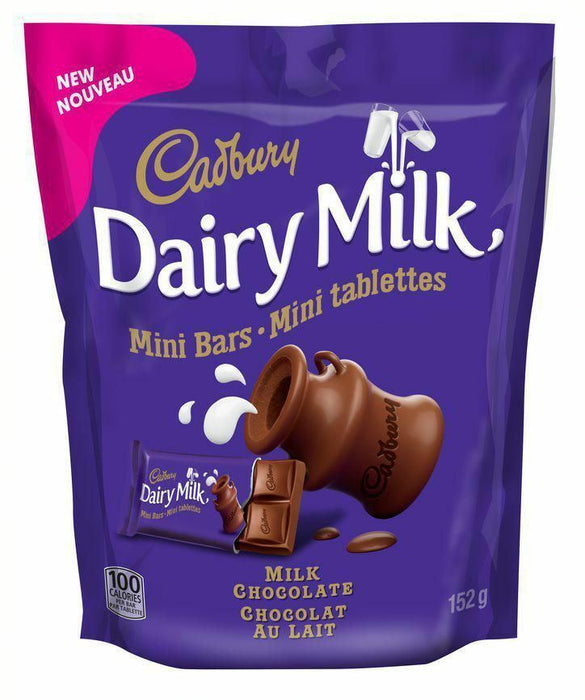 Cadbury Dairy Milk Minis Chocolate Bars Original 152g