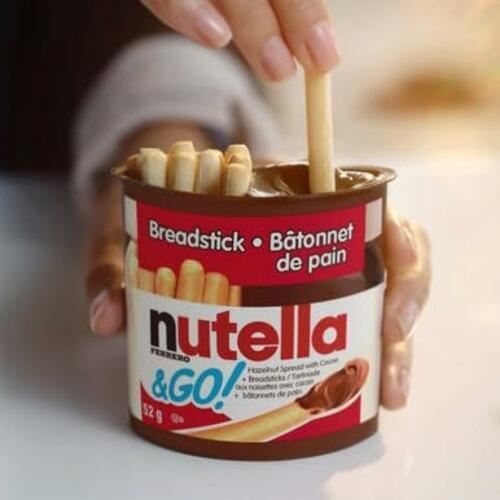 Nutella & Go Breadstick Chocolate Snack Packs, 16 units 52g/1.8oz each