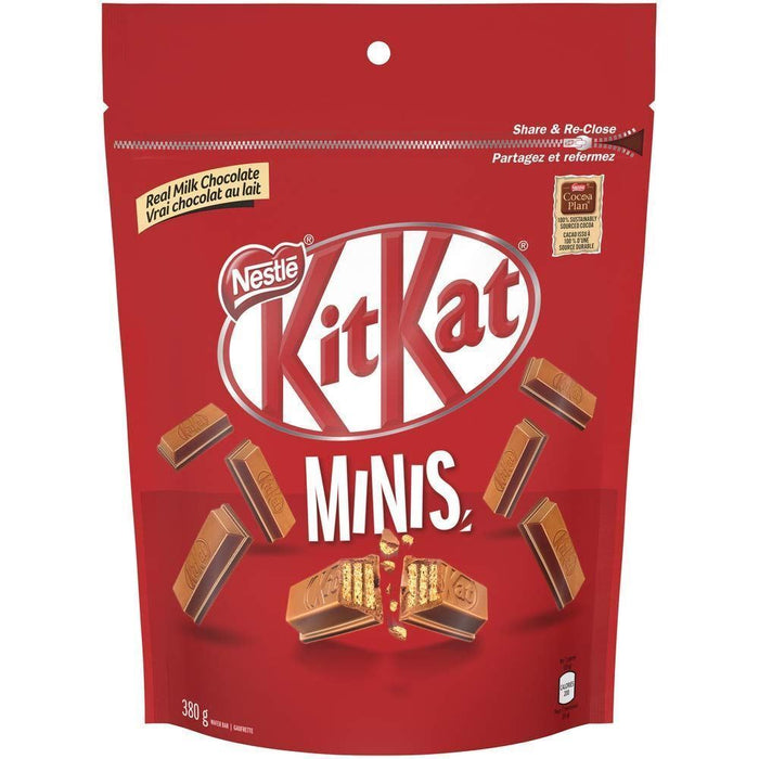 Kit Kat Minis Made With Superior Canadian Chocolate 380g Large Pouch