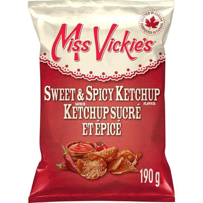 Miss Vickie's Potato Chips Sweet & Spicy Ketchup, 190g/8oz, 2 BAGS