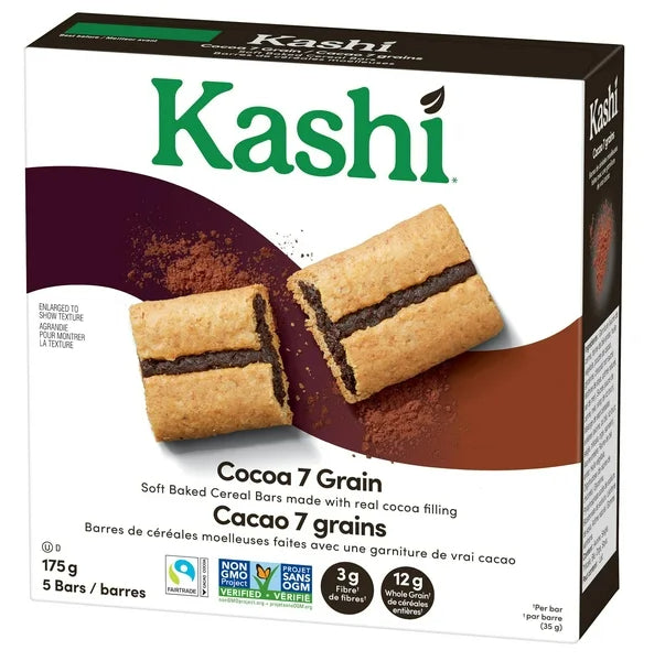 Kashi Cocoa 7 Grain Soft Baked Cereal Bars, 175g