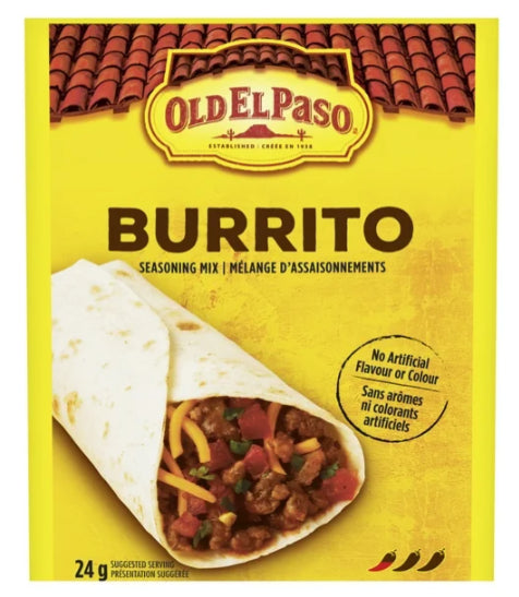 Old El Paso Burrito Seasoning Mix, 24g