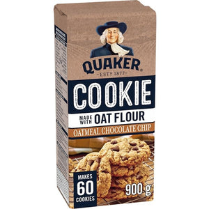 Quaker Oat Flour Oatmeal Chocolate Chip Cookie Mix, 900g