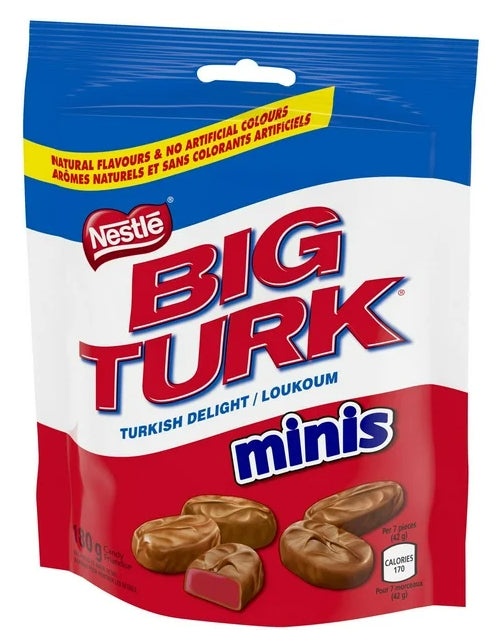 Nestle Big Turk Turkish Delight Chocolate Minis, 180g