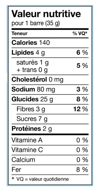 Go Pure Oat Soft Baked Chocolate Chip Bars, 5 Bars, 175g