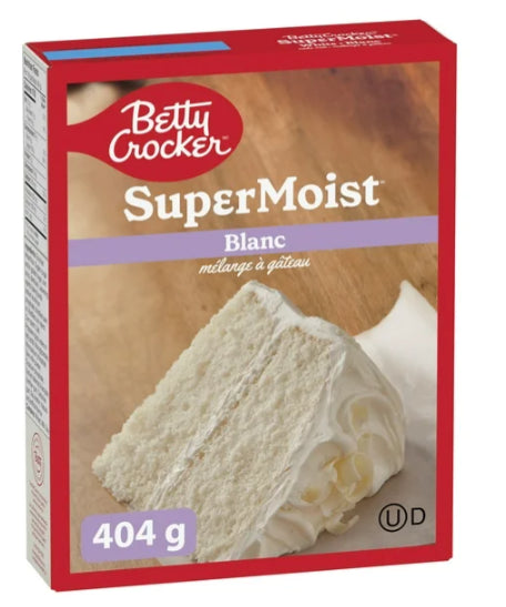 Betty Crocker Super Moist White Cake Mix, 404g