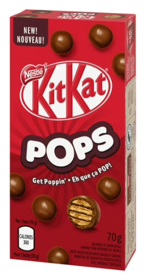 Kit Kat Pops Milk Chocolate Snacks Carton, 70g