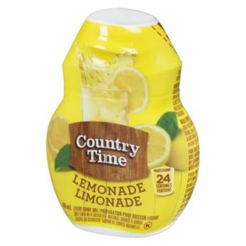 Country Time Liquid Drink Mix, Lemonade, 48mL 12 BOTTLES - CanadaGrocery