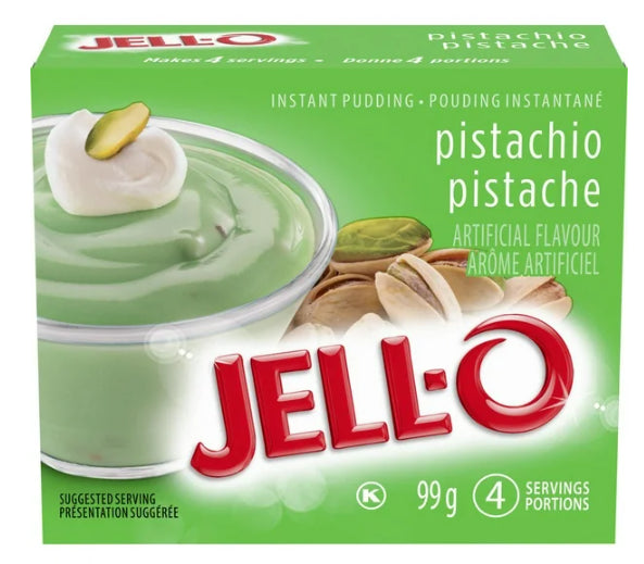 Jell-O Pistachio Instant Pudding Mix, 99g