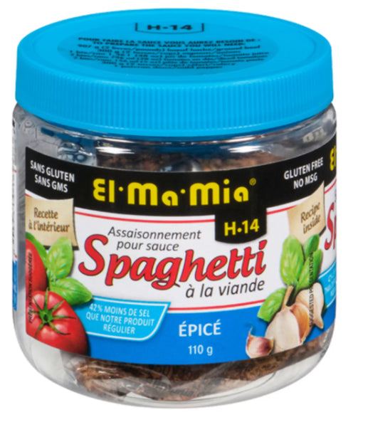 El-Ma-Mia H 14 Seasoning Spaghetti Meat Sauce Spicy 110g