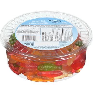 Carnaby Sweet Gummy Fish, 500g/17.5oz, Tub