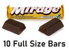 Nestle Mirage Chocolate Candy Bars 41g Each 10 Full Size Bars - CanadaGrocery