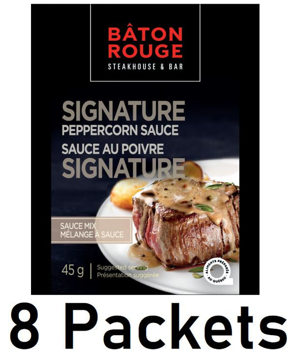 Baton Rouge Steakhouse Peppercorn Sauce Mix 42g Each 8 Count From Canada