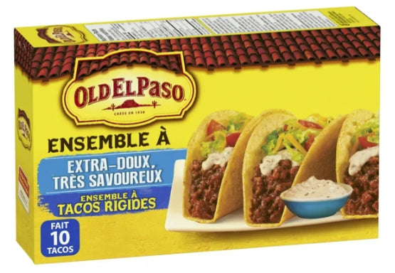 Old El Paso Extra Mild, Super Tasty Hard Taco Dinner Kit, 330g