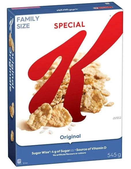 Kellogg's Special K Original Cereal, Family Pack, 545g