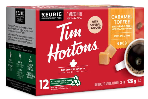 Tim Hortons Caramel Toffee K-Cups, 12ct, 126g