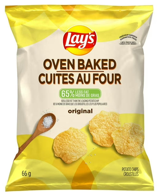 Lay's Oven Baked Original Potato Chips, 66g