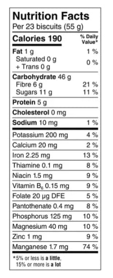 Kellogg's Mini-Wheats Cereal, Blueberry Flavor, 439g