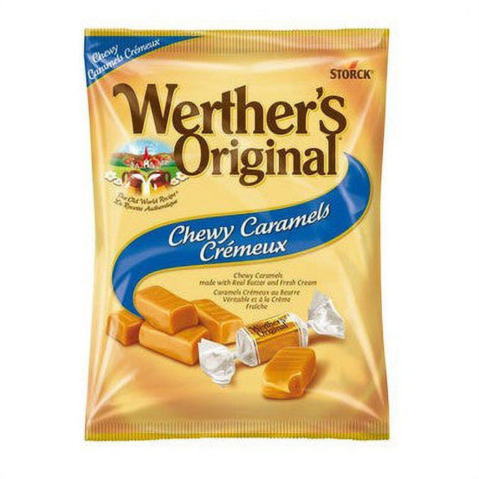 Werther's Original Chewy Caramels Candy, 128g/4.5oz