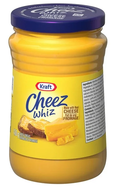 Cheez Whiz Cheese Spread, 450g Jar