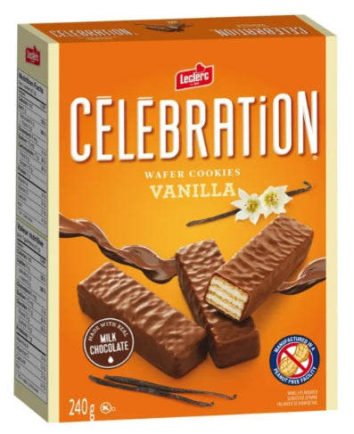 Celebration Leclerc Vanilla Wafer Cookies, 240g