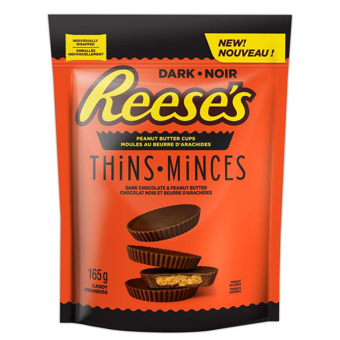 Reese's Thins Dark Chocolate Peanut Butter Cups 165g/5.8 oz