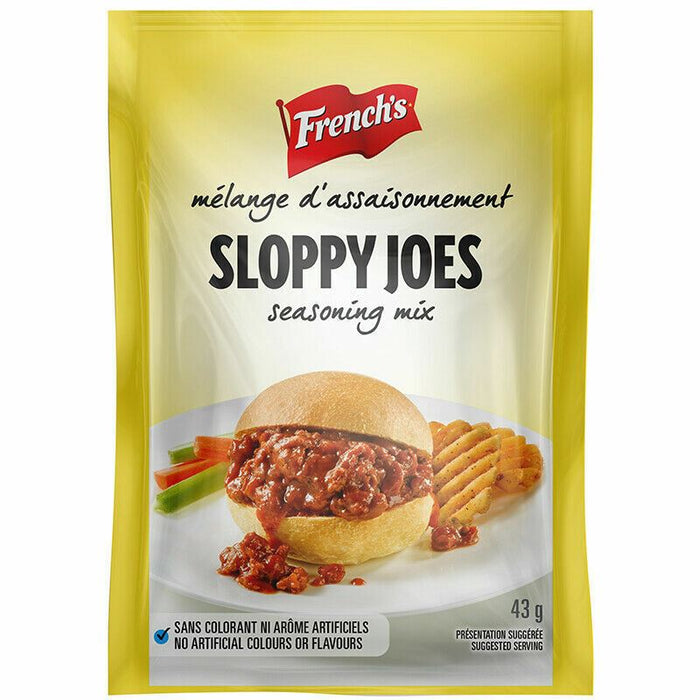 French's Sloppy Joe Seasoning Mix 43g Each 52 Count