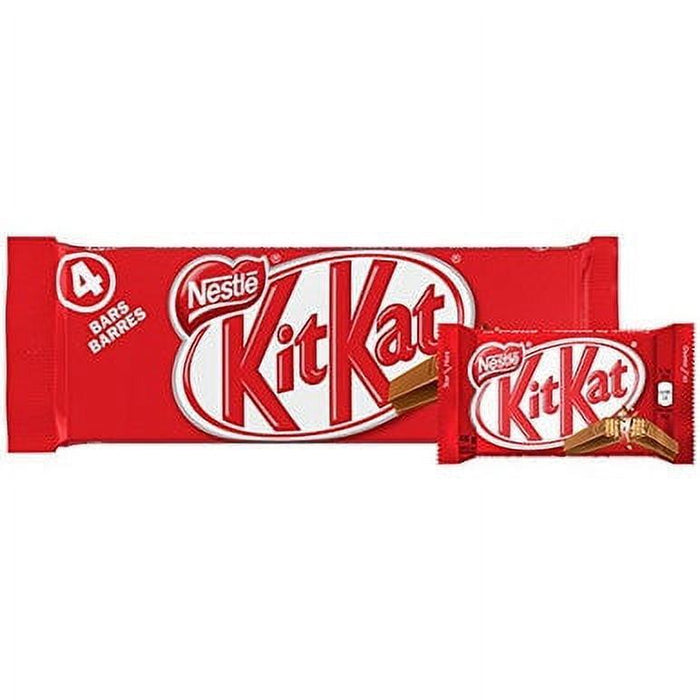 Nestle Kitkat Chocolate Bars with Superior Canadian Chocolate, 45g Each 4 Bars