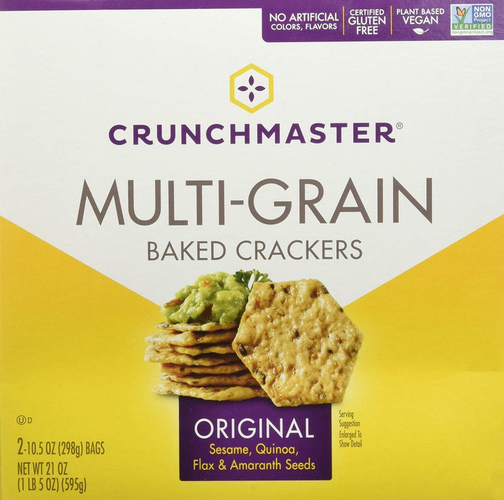 Crunchmaster Multi Grain Baked Crackers 595g/1lb 5oz, BOX