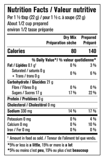 Jell-O Vanilla Instant Pudding Mix, 102g