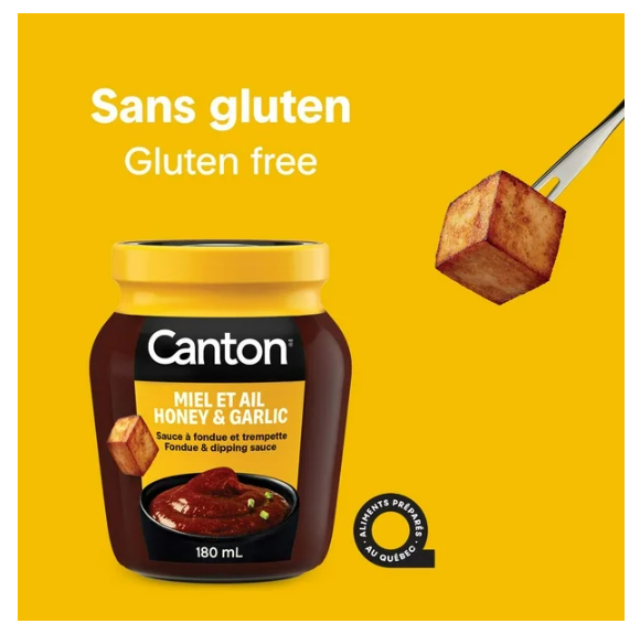 Canton Honey and Garlic Fondue and Dipping Sauce, 180mL