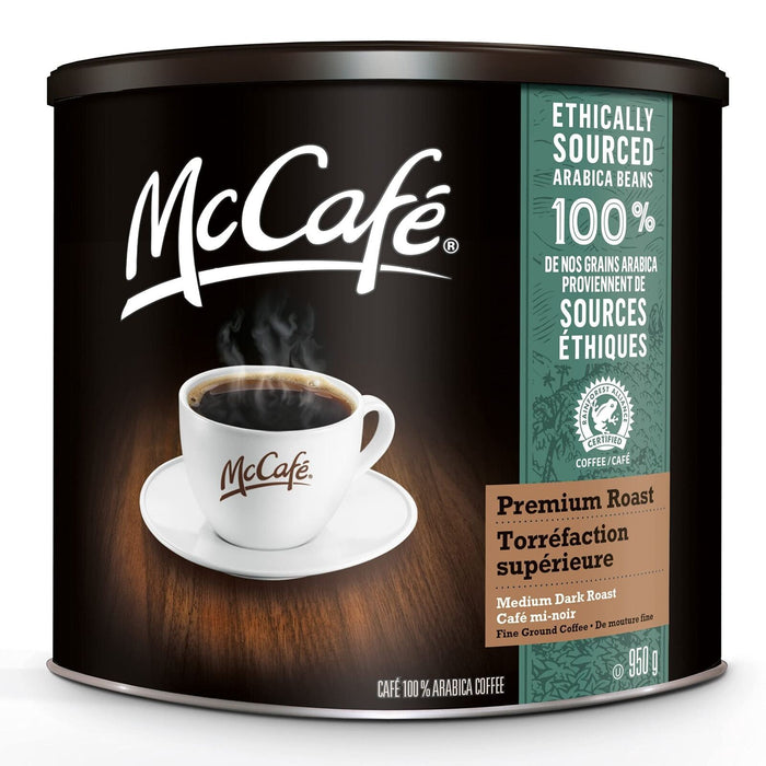 McCafe Medium Dark Premium Roast Ground Coffee, 950g/33.5 oz