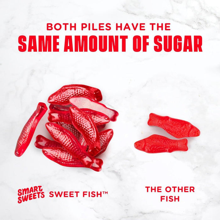 SmartSweets Sweet Fish, Low Sugar, Low Calorie, 50g Bag - CanadaGrocery