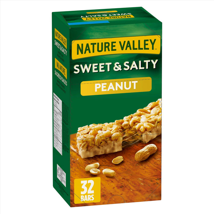 Nature Valley Sweet and Salty Peanut Chewy Nut Bars, 32pk, 1.1kg/2.4 lbs