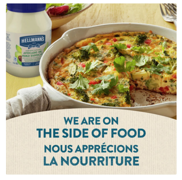 Hellmann's Avocado Oil Gluten-Free Mayonnaise 710ml