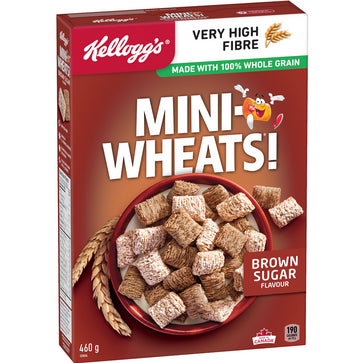 Mini Wheats Brown Sugar Breakfast Cereal 460g