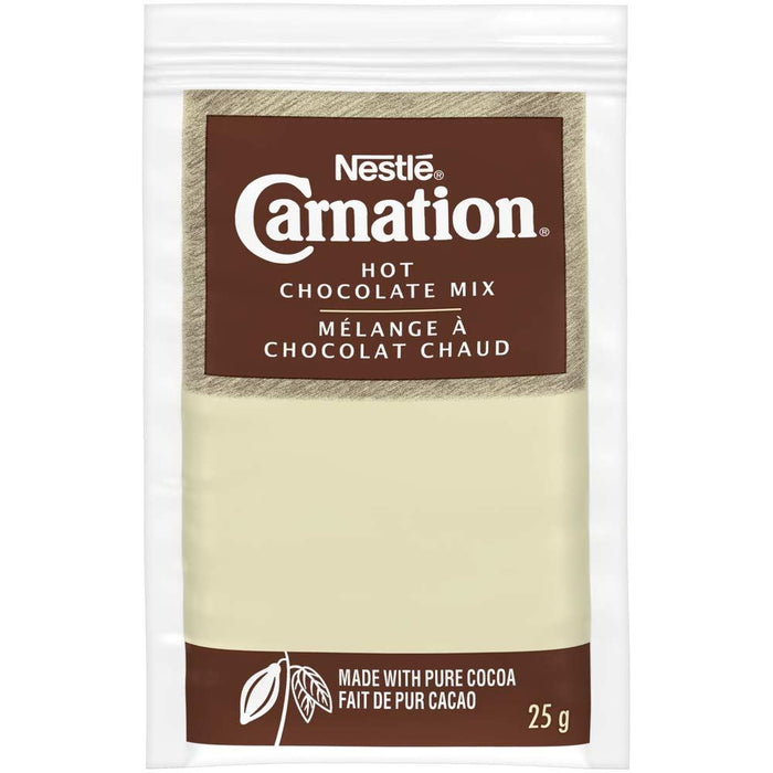 Nestle Carnation Hot Chocolate Rich and Creamy 10 x 25g Sachets, 250g Box