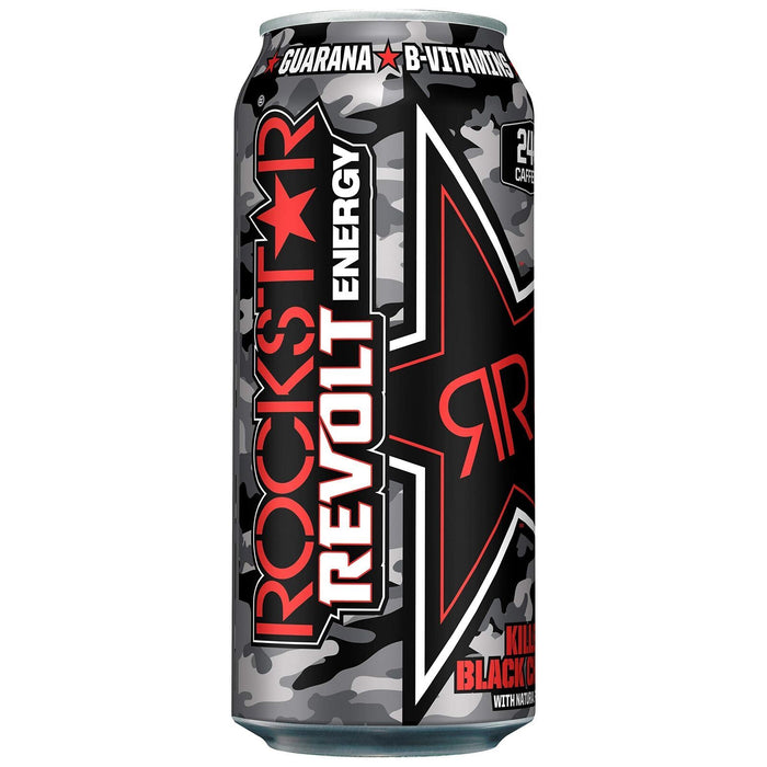 Rockstar Energy Drink Revolt, Black Cherry, 24 CANS