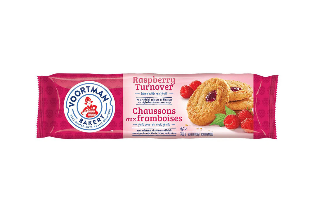 Voortman Raspberry Turnover Cookies, 10.6 oz