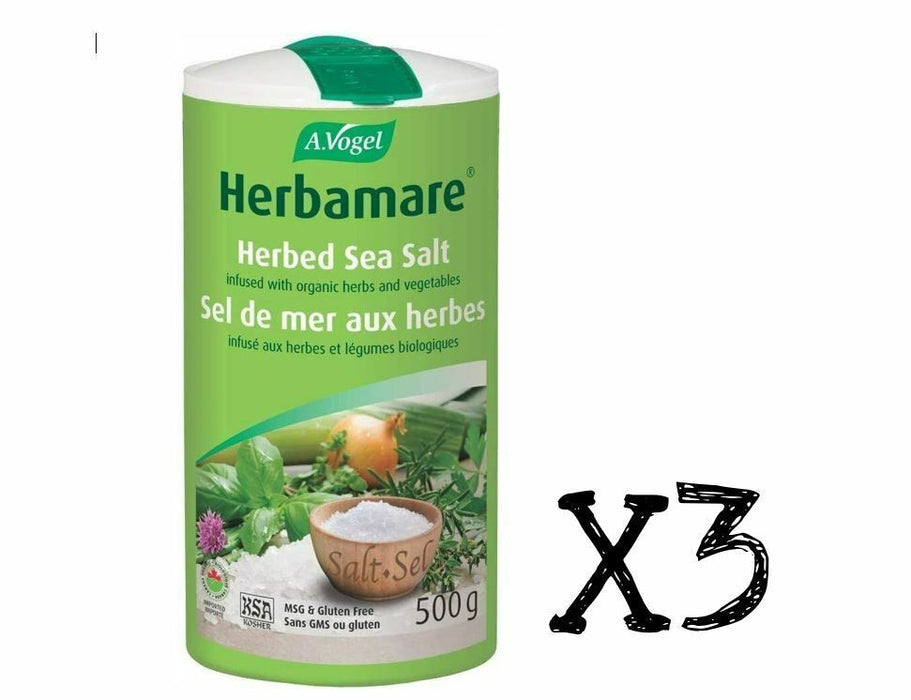 Vogel Original Herbamare Herbed Sea Salt Large 1.1 LB/ 500g Each 3 Containers