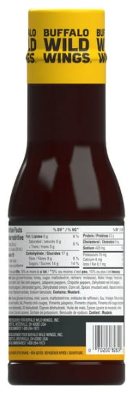 Buffalo Wild Wings Honey BBQ Sauce, 355ml