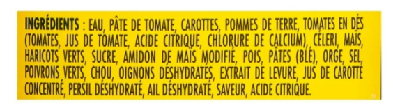 Habitant Garden Style Vegetable Soup, 796mL